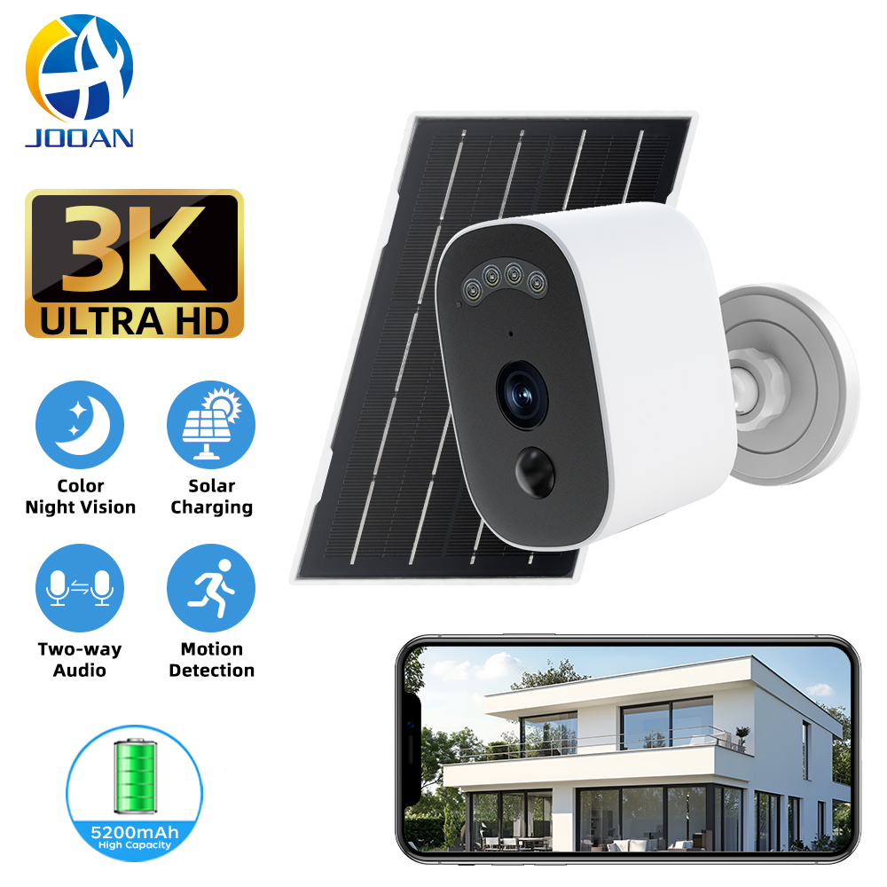 Home Security Upgrades - Jooan 3K HD Solar Security Camera