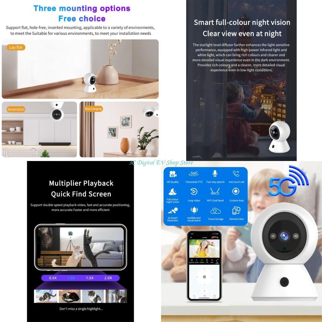 Home Security Images - E74D 1080P WiFi Wireless Indoor Home