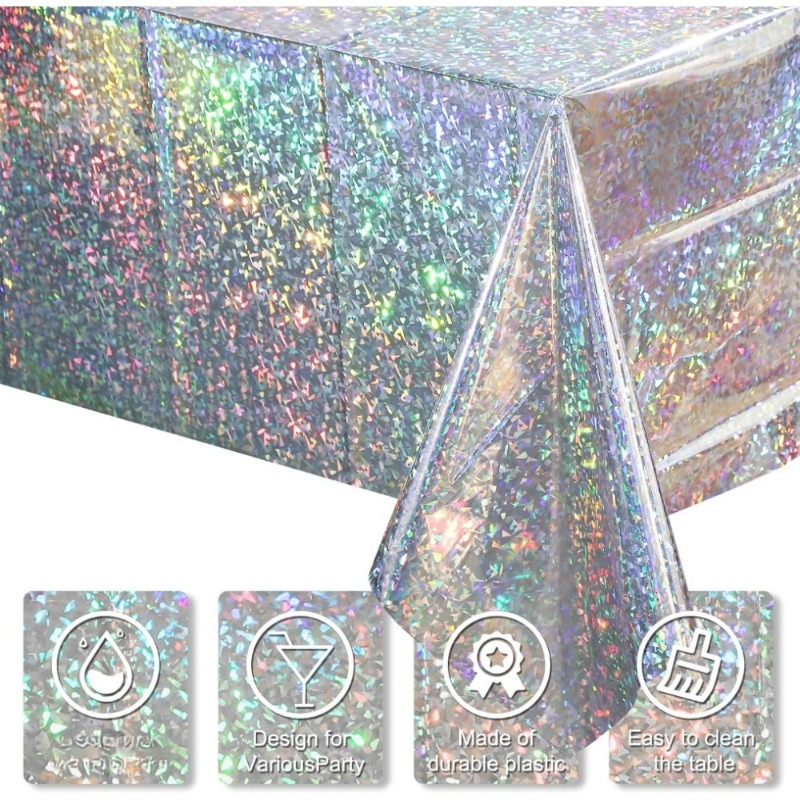 Home Security Laser - 1PC Disposable Tablecloth PE Waterproof Flash