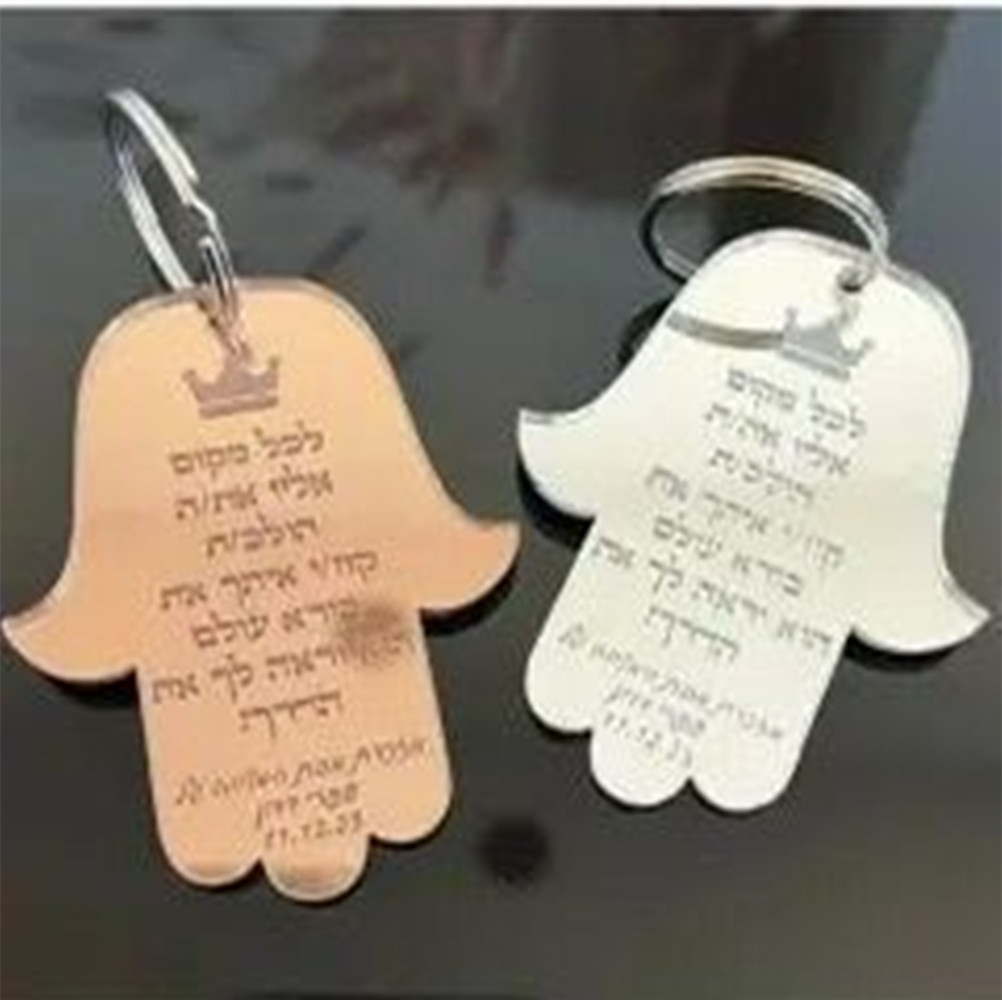 Home Security Laser - Hasma Mirror Road Blessing Card Custom