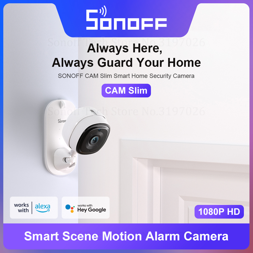 Home Security Google Camera - SONOFF 1080P HD Wi-Fi IOT Camera
