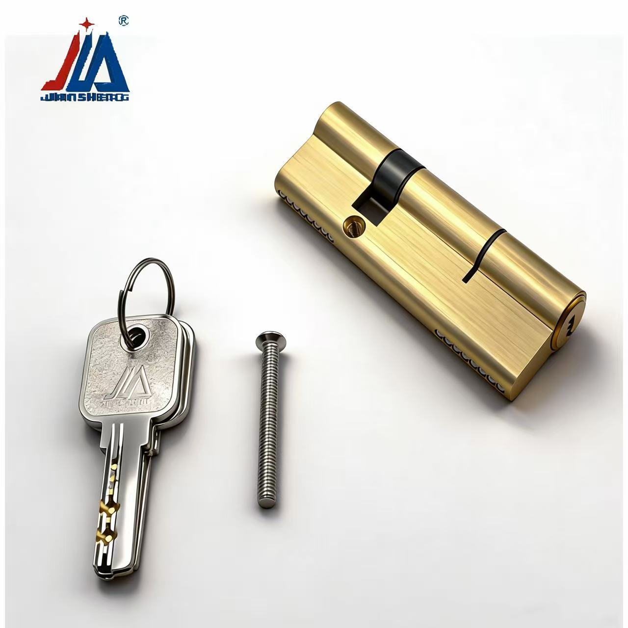 Home Security Locks For Doors - Solid Brass Door Lock Cylinder Anti-Pick