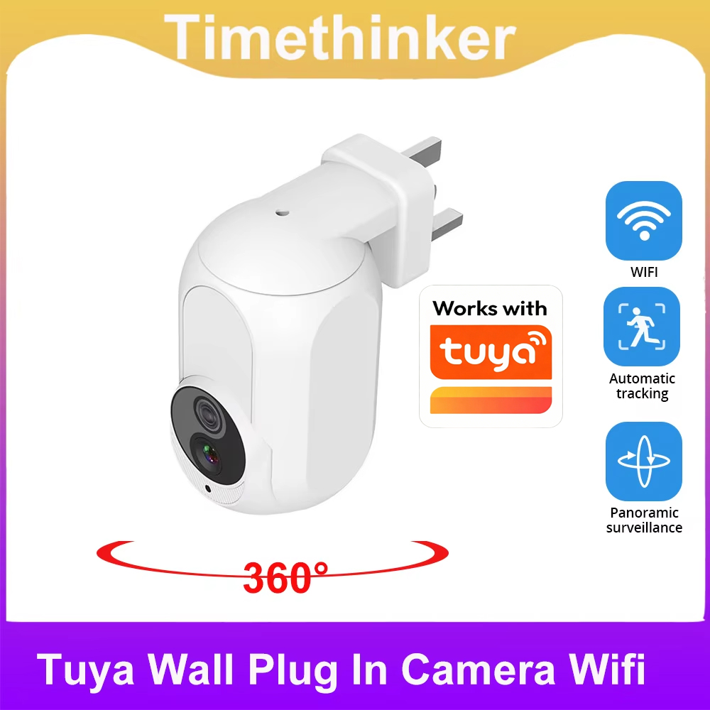 Home Security Google Camera - Tuya Wall Plug In Camera Wifi