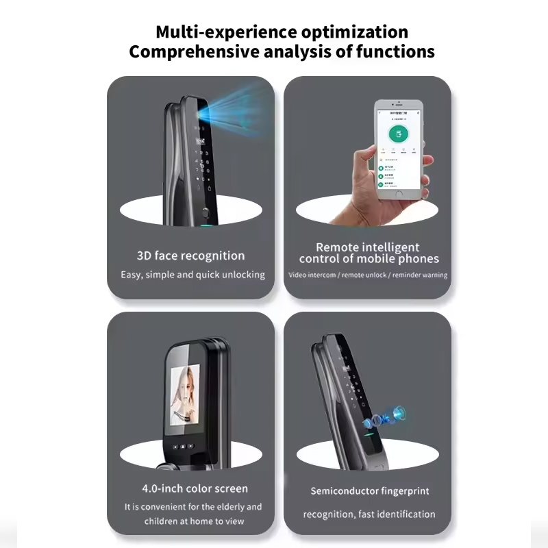 HX5 Smart Door Lock 3D Face Re - огляд і ціна Home Security Locks For Doors