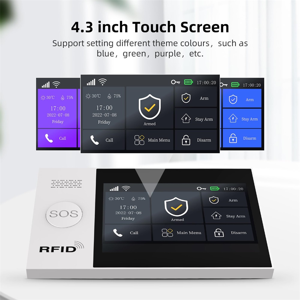 2.4G WIFI Smart GSM Alarm Syst - огляд і ціна Sim Gsm Alarm