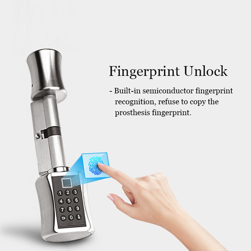 Fingerprint Smart Cylinder Loc - огляд і ціна Home Security Keypad