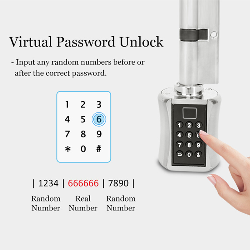 Fingerprint Smart Cylinder Loc - огляд і ціна Home Security Keypad