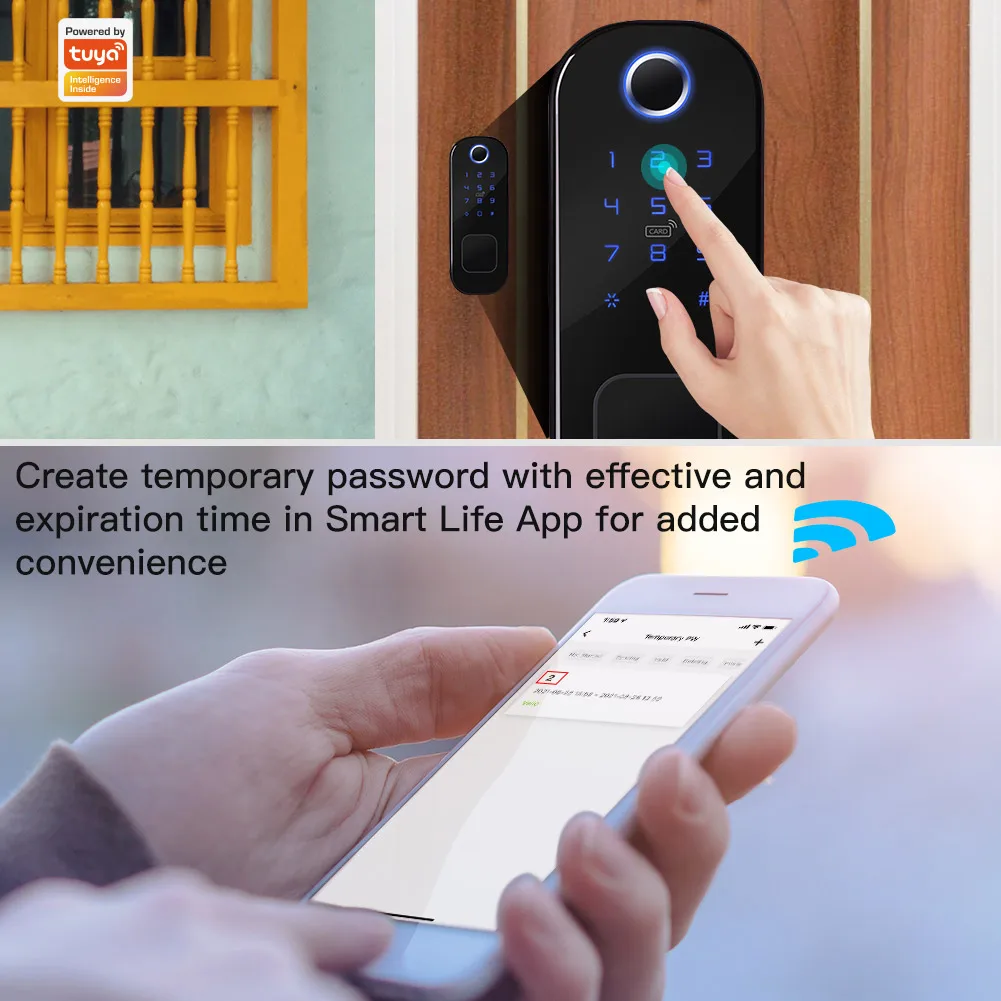 MOES WiFi Tuya Smart Lock Door - огляд і ціна Home Security Locks For Doors