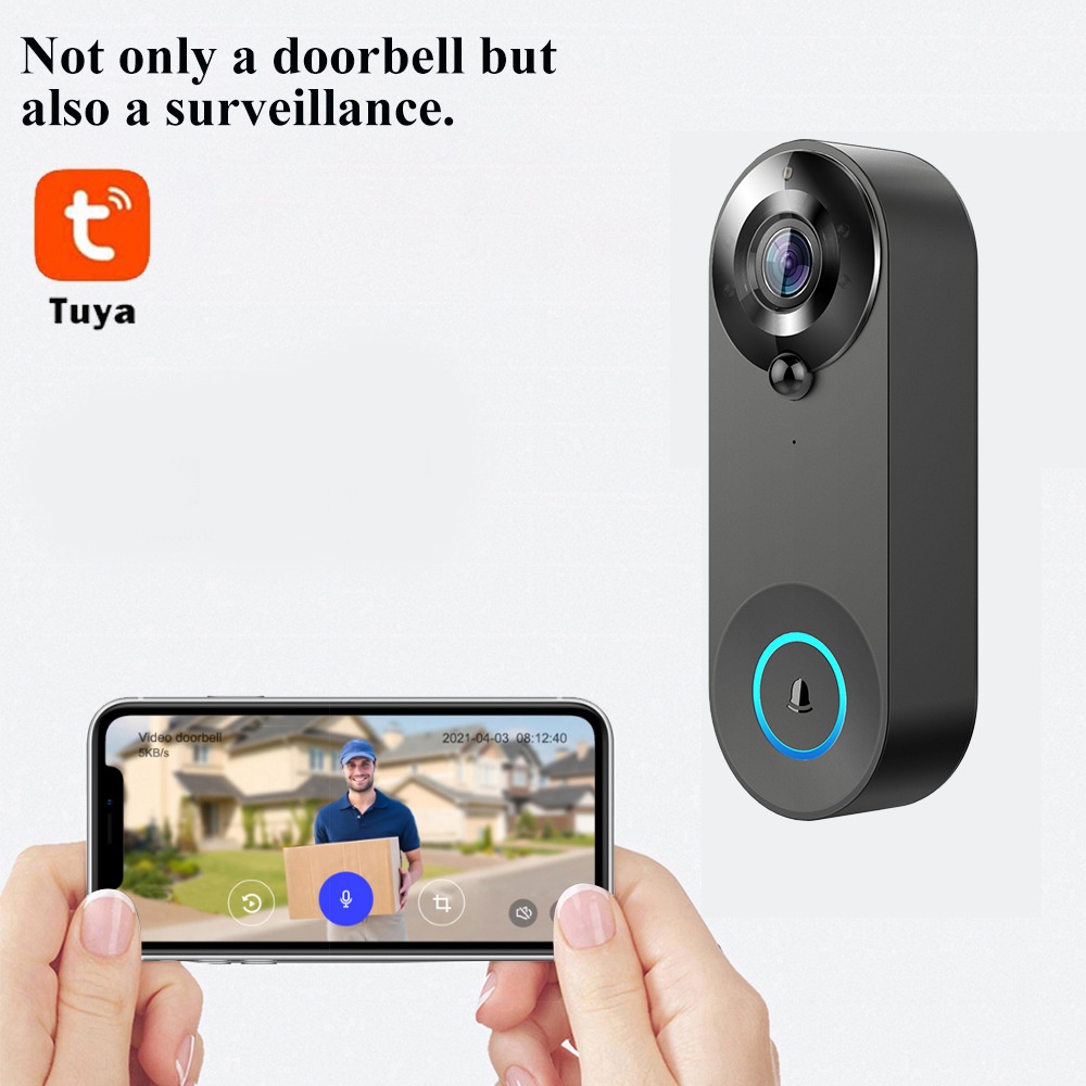 Tuya 1080P Wireless WIFI Doorb - огляд і ціна Home Security Tech