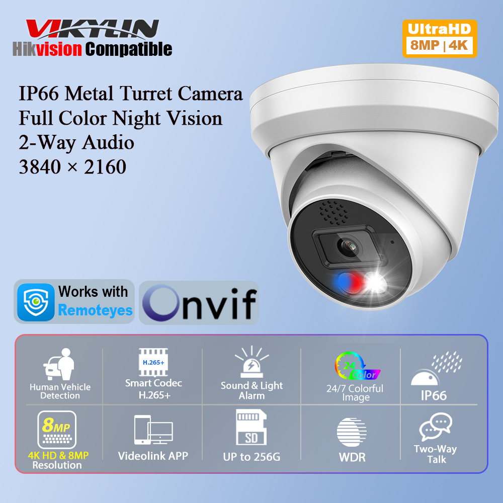 Vikylin 4K 8MP Alarm Full Colo - огляд і ціна Home Security Images