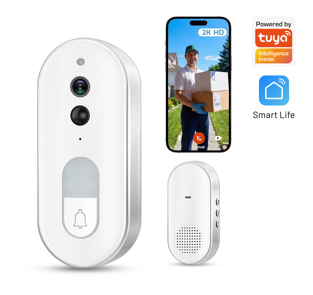 Tuya Smart Video Doorbell Wire - огляд і ціна Home Security Google Camera