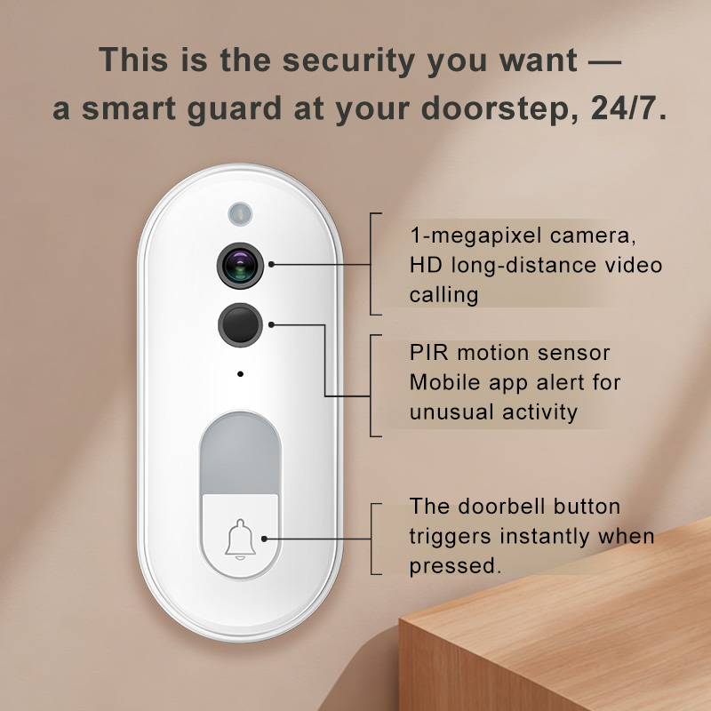 Tuya Smart Video Doorbell Wire - огляд і ціна Home Security Google Camera