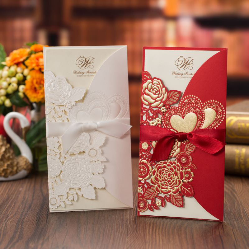 5/10Pcs Laser Cut Wedding Invi - огляд і ціна Home Security Laser