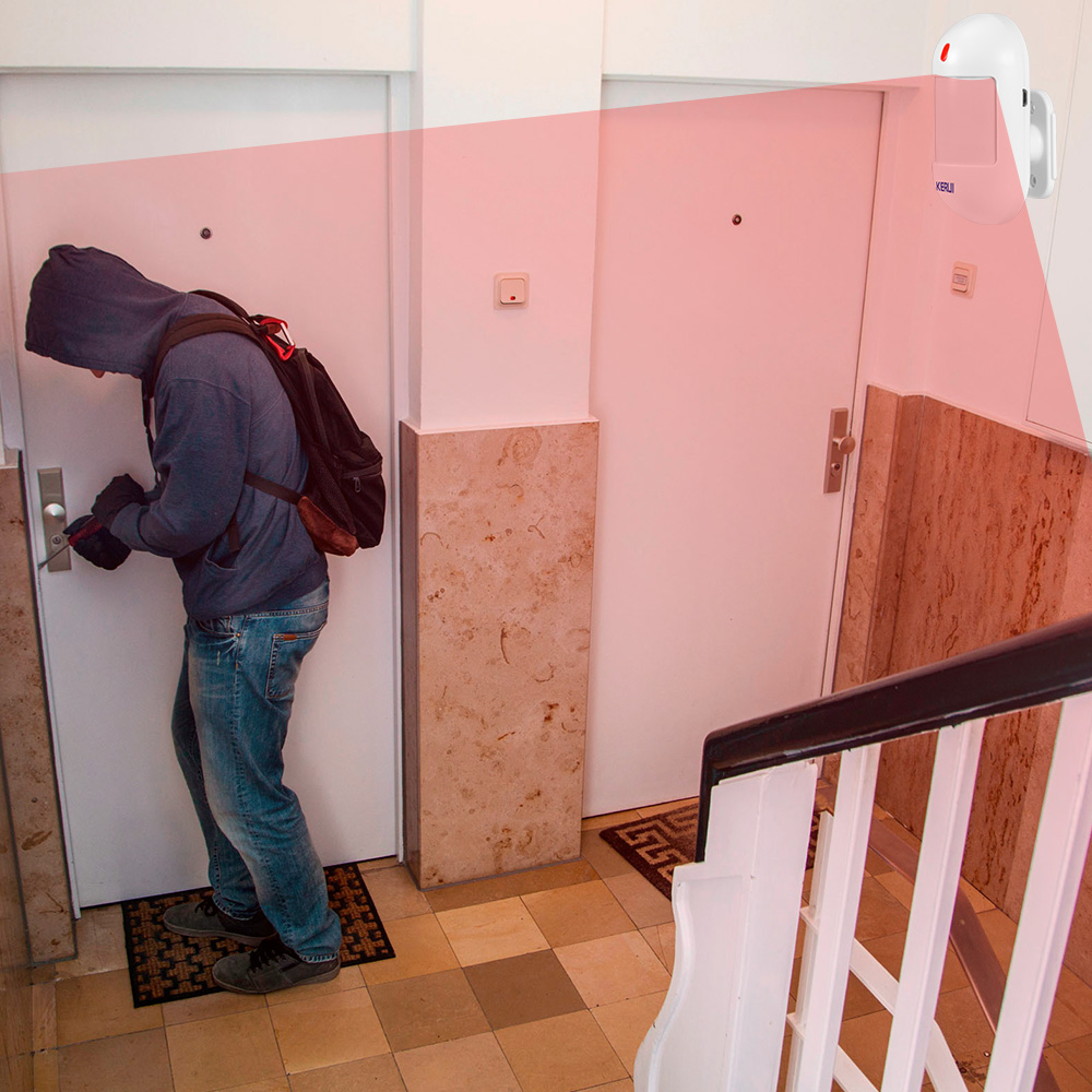KERUI Wireless PIR Motion Sens - огляд і ціна Sim Gsm Alarm
