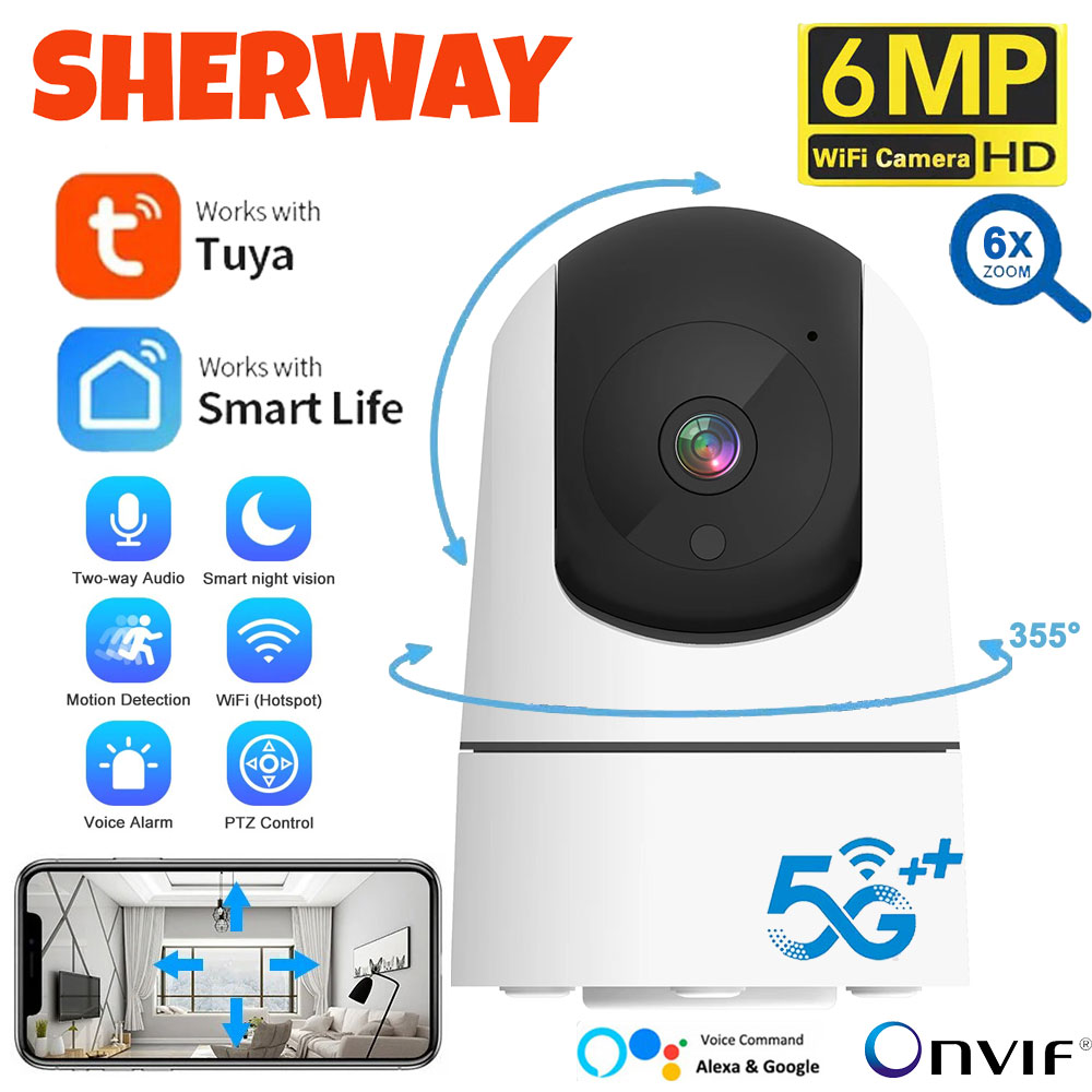 6MP WiFi Camera Tuya Smart Hom - огляд і ціна Home Security Google Camera