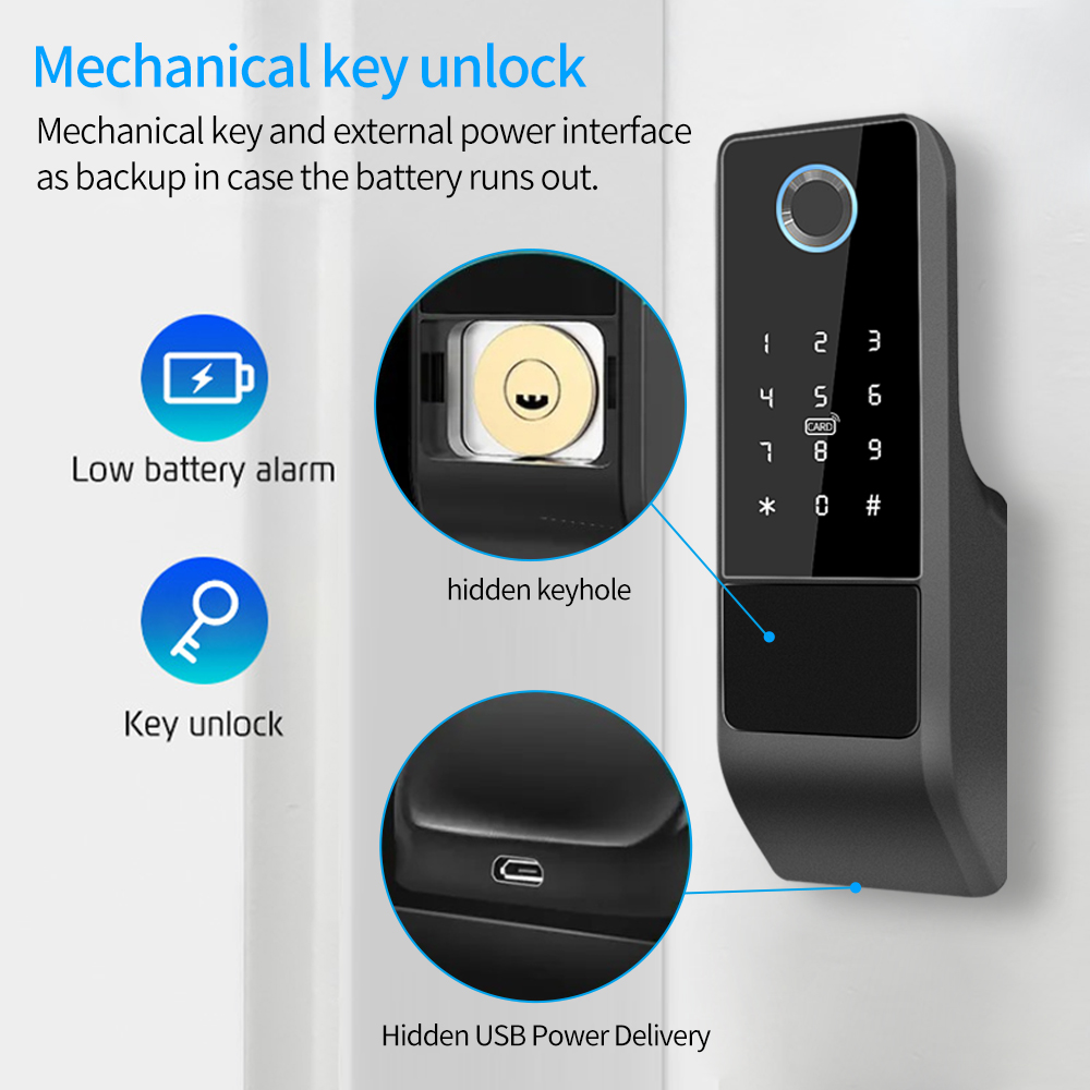 IP65 Waterproof TTLock Fingerp - огляд і ціна Home Security Keypad