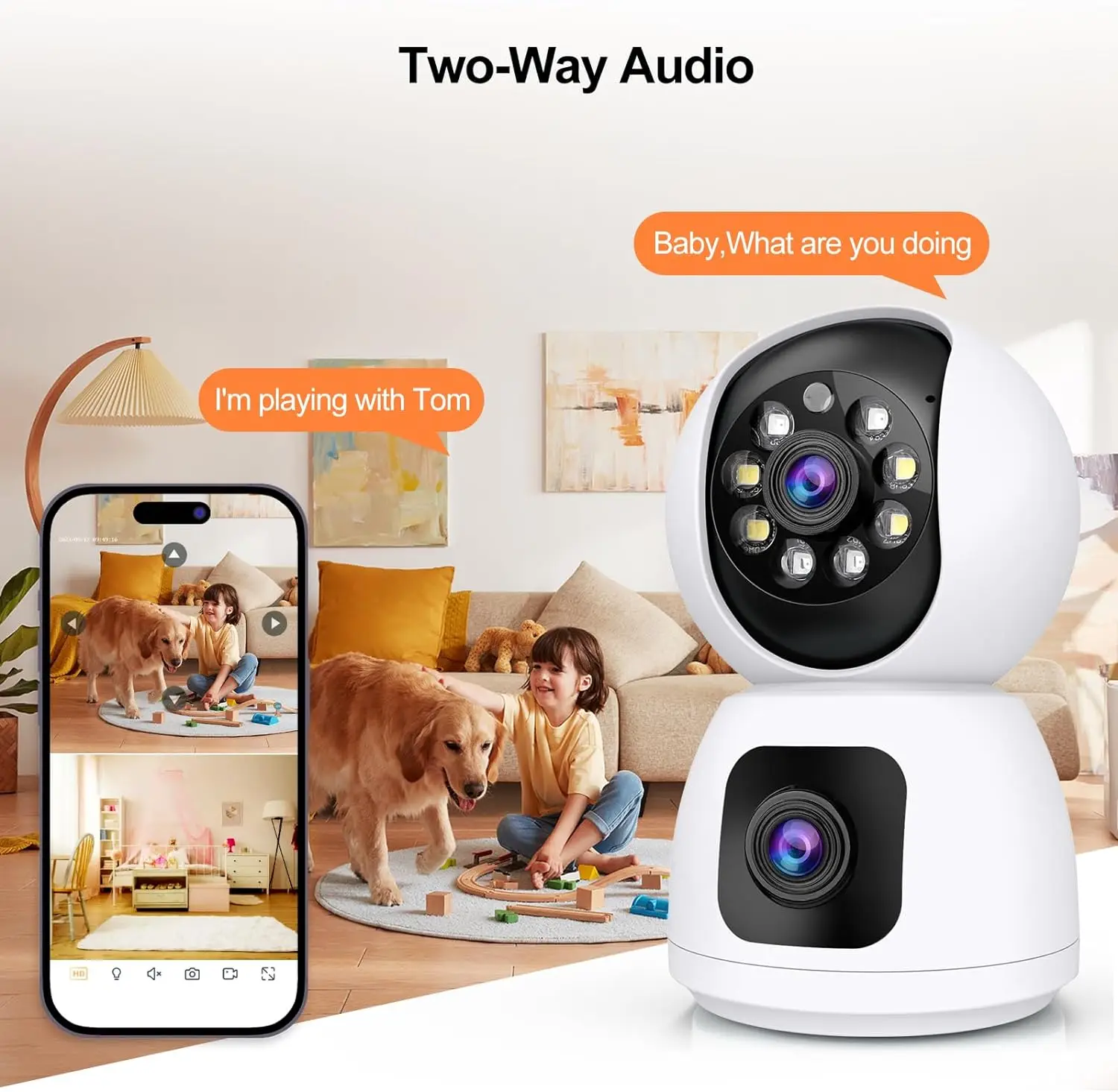 Tuya  4K 8MP HD WiFi Camera In - огляд і ціна Home Security Google Camera