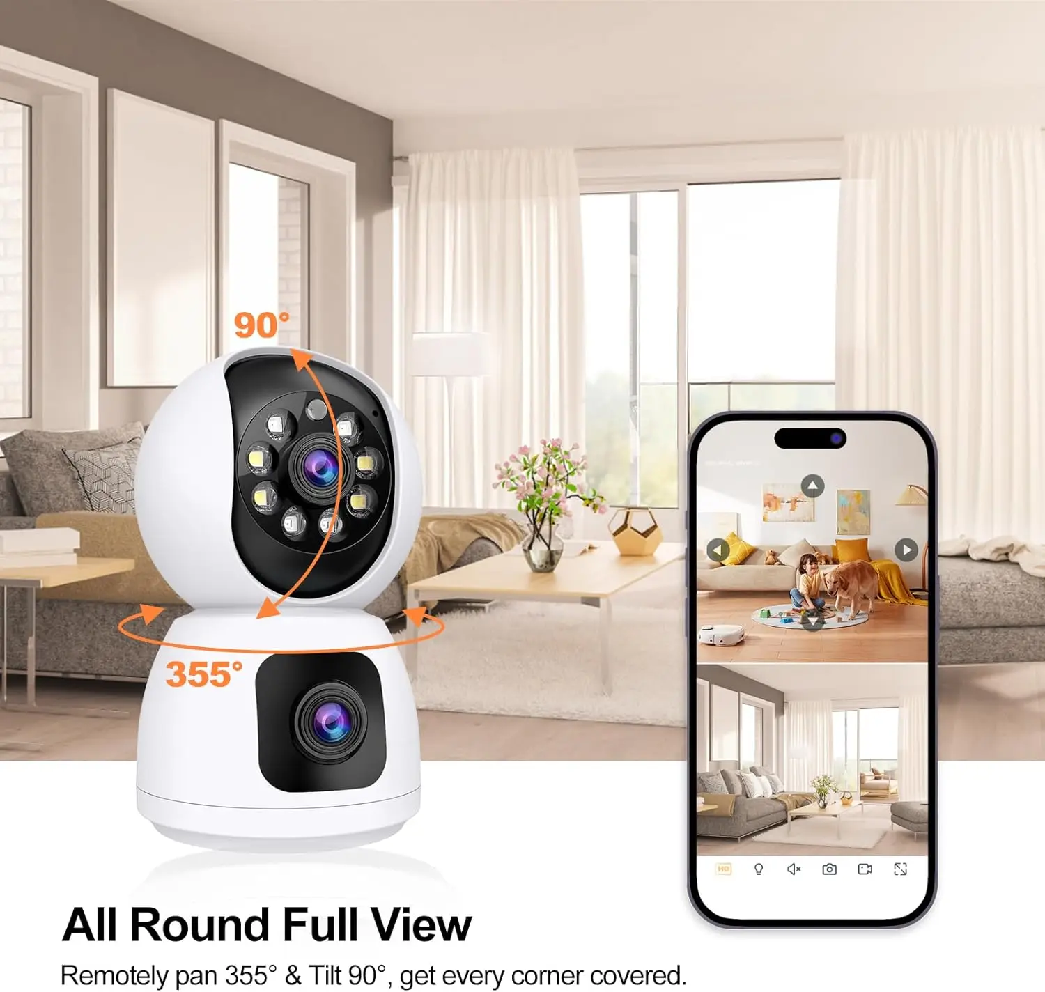 Tuya  4K 8MP HD WiFi Camera In - огляд і ціна Home Security Google Camera