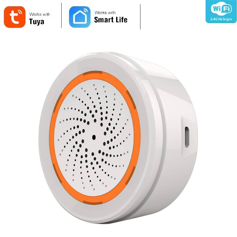 Smart Siren Alarm Tuya Zigbee  - огляд і ціна Sim Gsm Alarm
