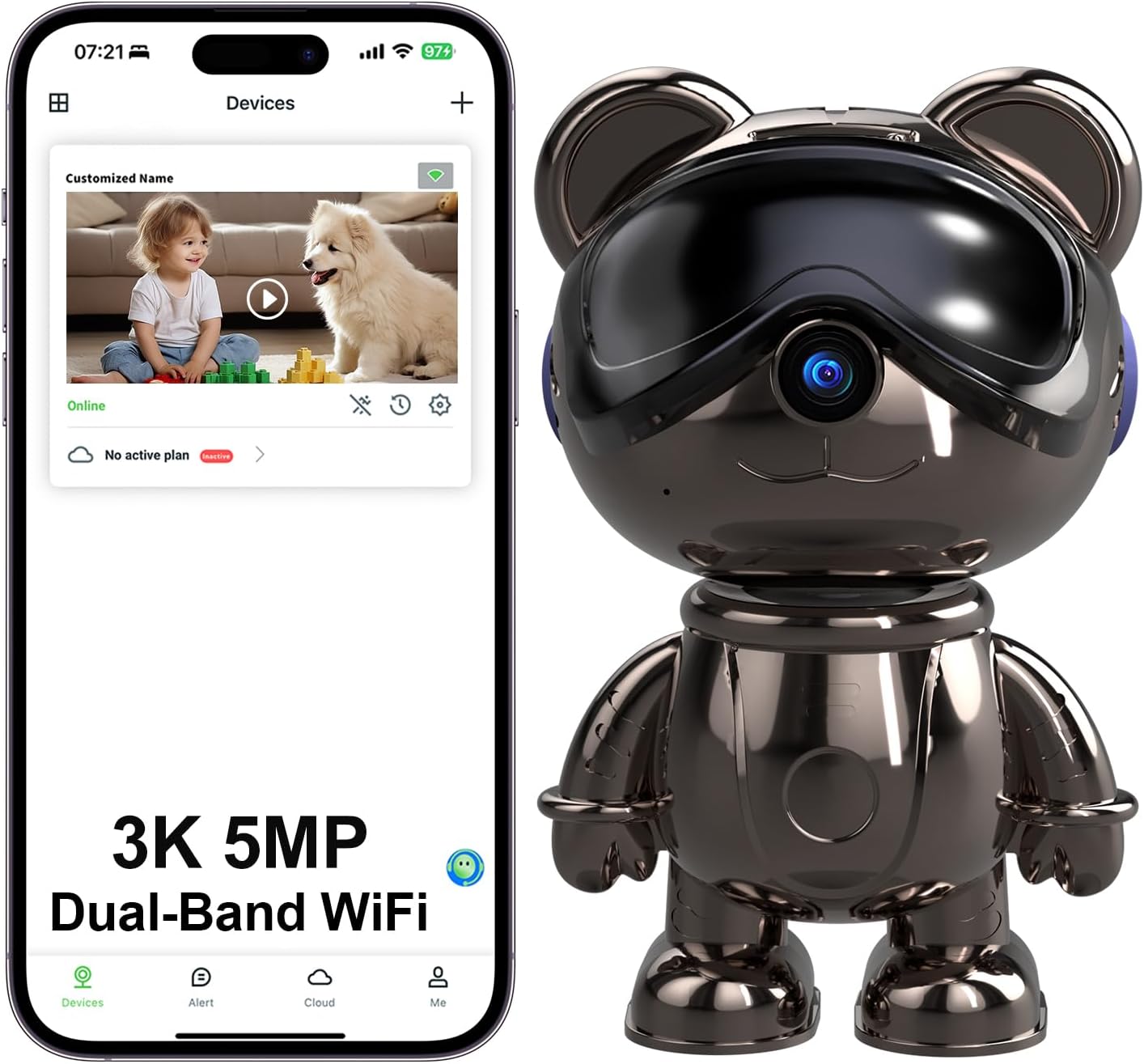 Indoor WiFi Security Camera, 5 - огляд і ціна Home Security Google Camera
