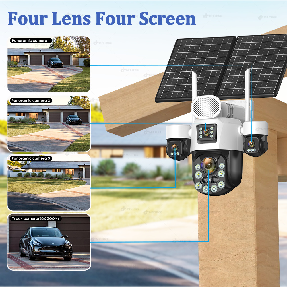 AOV Four Lens Outdoor Surveill - огляд і ціна Home Security Upgrades