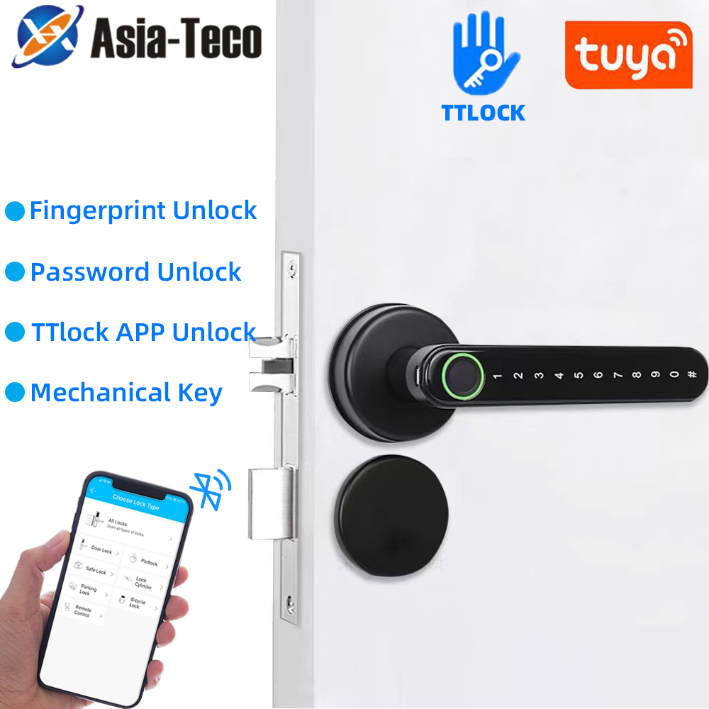 TTLock Smart Bluetooth Fingerp - огляд і ціна Home Security Locks For Doors