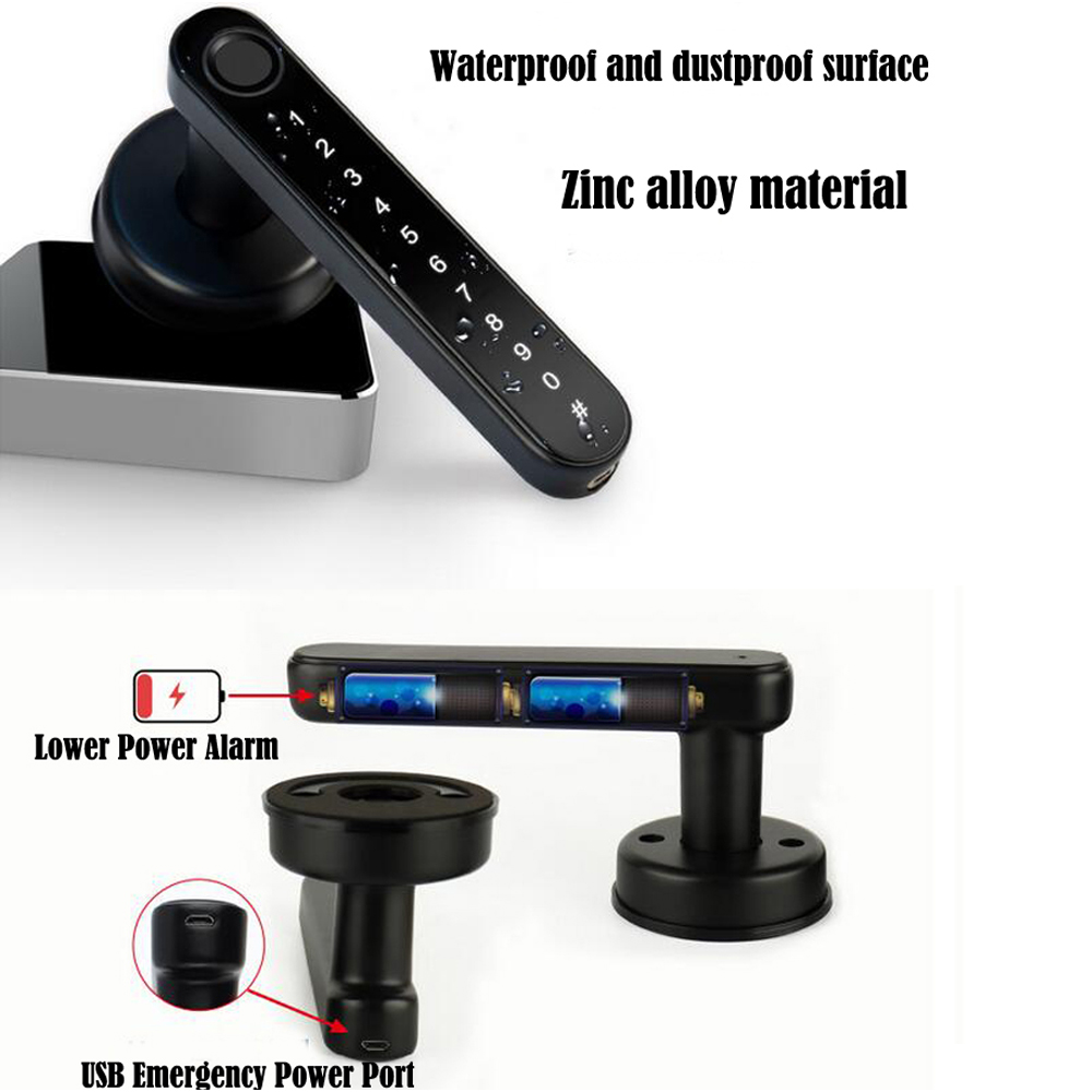 TTLock Smart Bluetooth Fingerp - огляд і ціна Home Security Locks For Doors