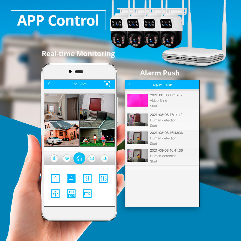 KERUI Waterproof 6MP HD Wirele - огляд і ціна Home Security Upgrades