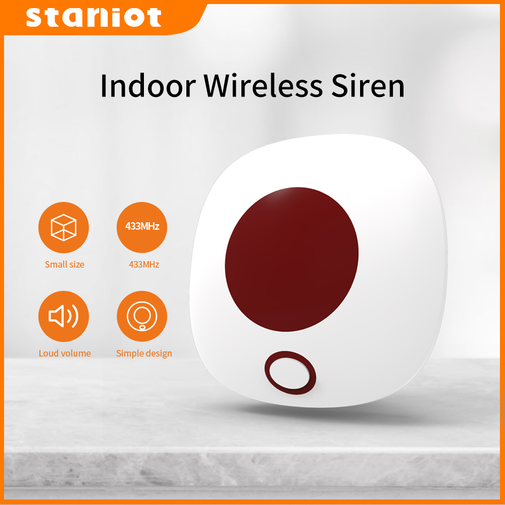 Staniot Indoor Wireless Siren  - огляд і ціна Sim Gsm Alarm