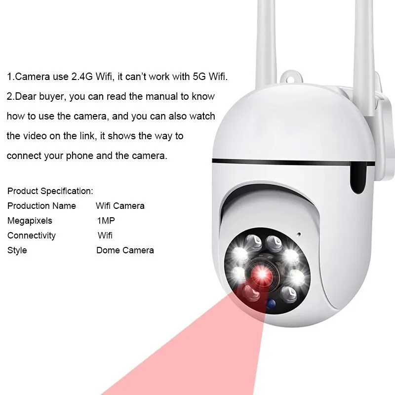 3MP 2.4G WiFi Camera Home PTZ  - огляд і ціна Home Security Premium Eset
