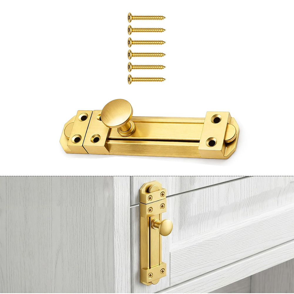 5 Inch Solid Brass Sliding Doo - огляд і ціна Home Security Locks For Doors