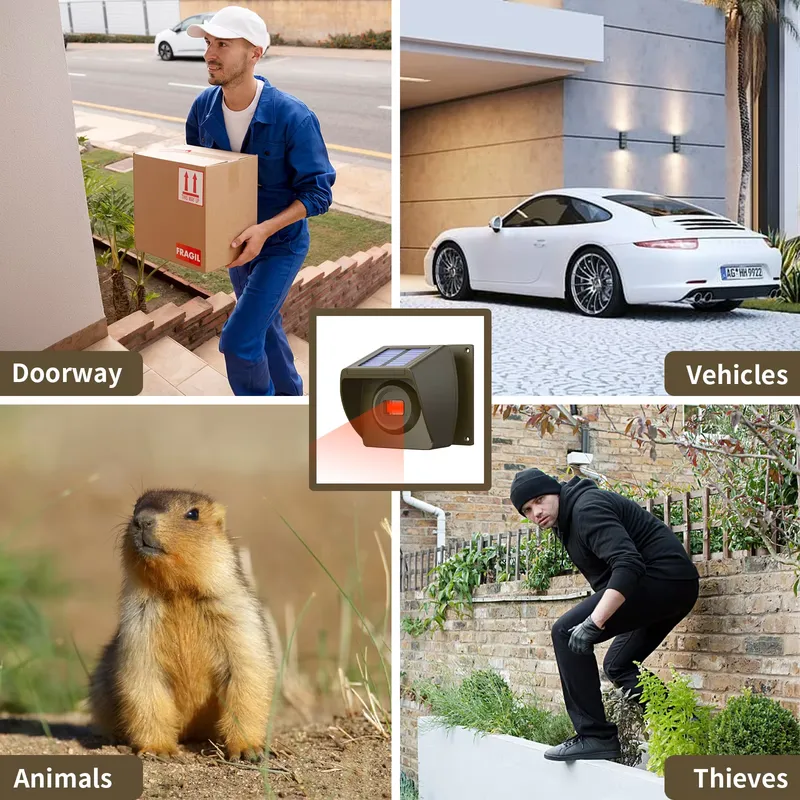 Outdoor Solar - Powered Wirele - огляд і ціна Home Security System