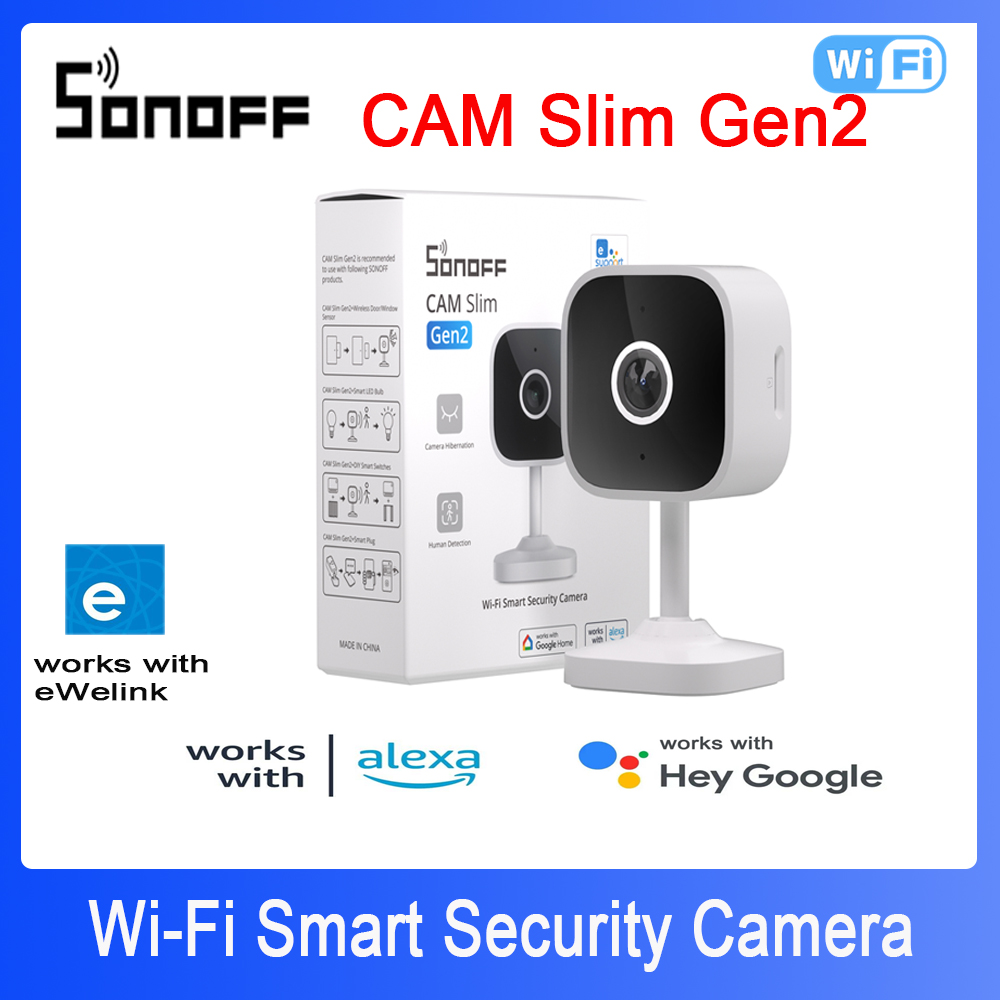 SONOFF CAM Slim Gen2 WiFi Smar - огляд і ціна Home Security Google Camera