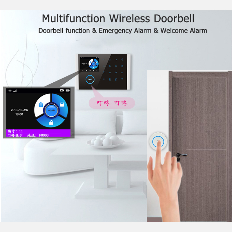 New 433MHz Wireless Doorbell D - огляд і ціна Sim Gsm Alarm