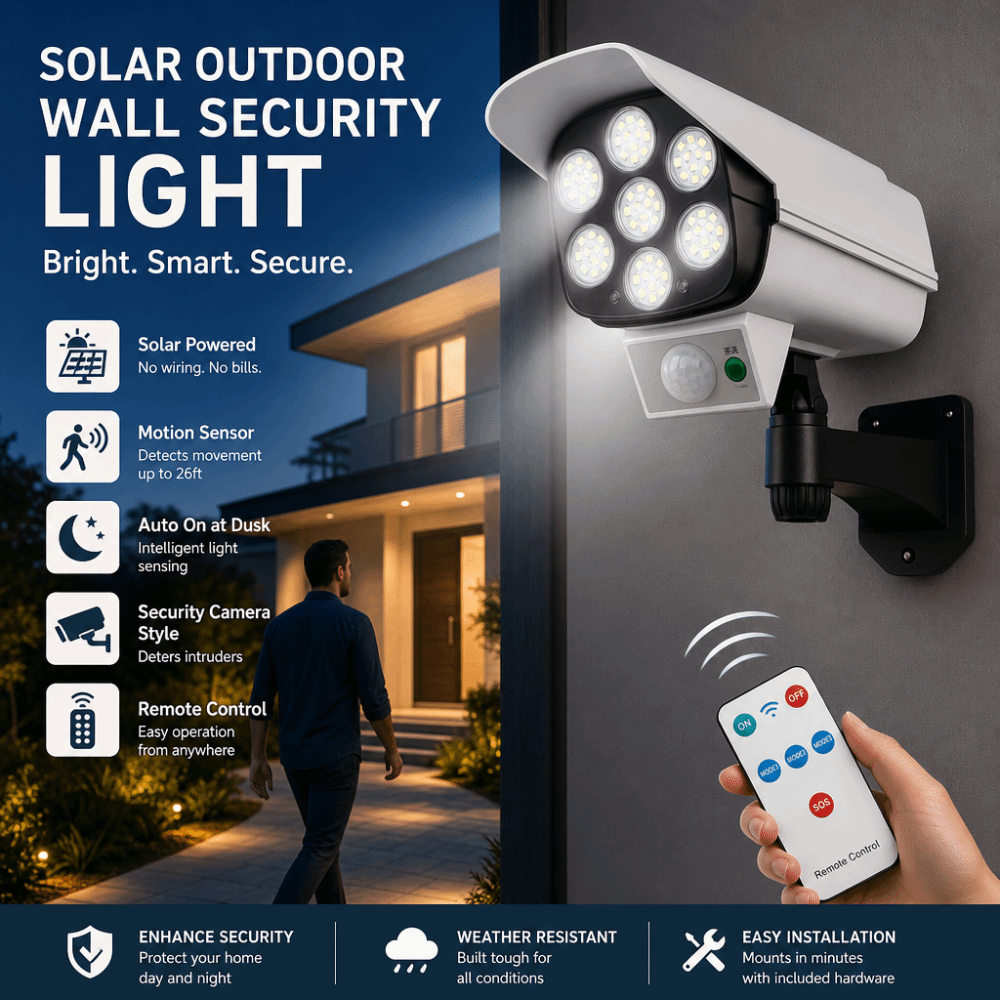 Waterproof Solar Motion Sensor - огляд і ціна Fake Camera Dummy