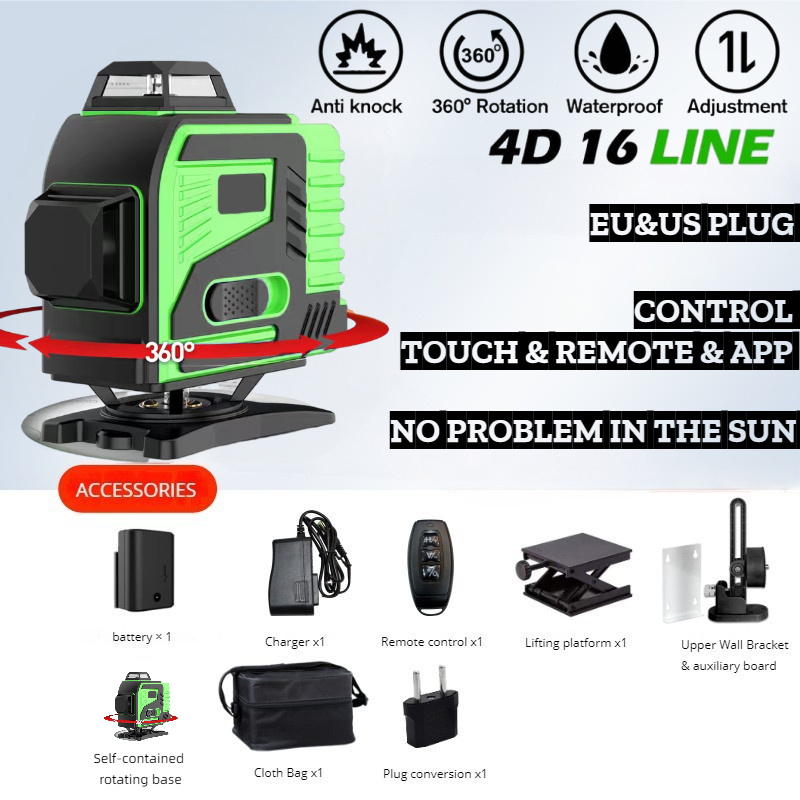 Tripod/Nivel A Laser 16 Lines  - огляд і ціна Home Security Laser