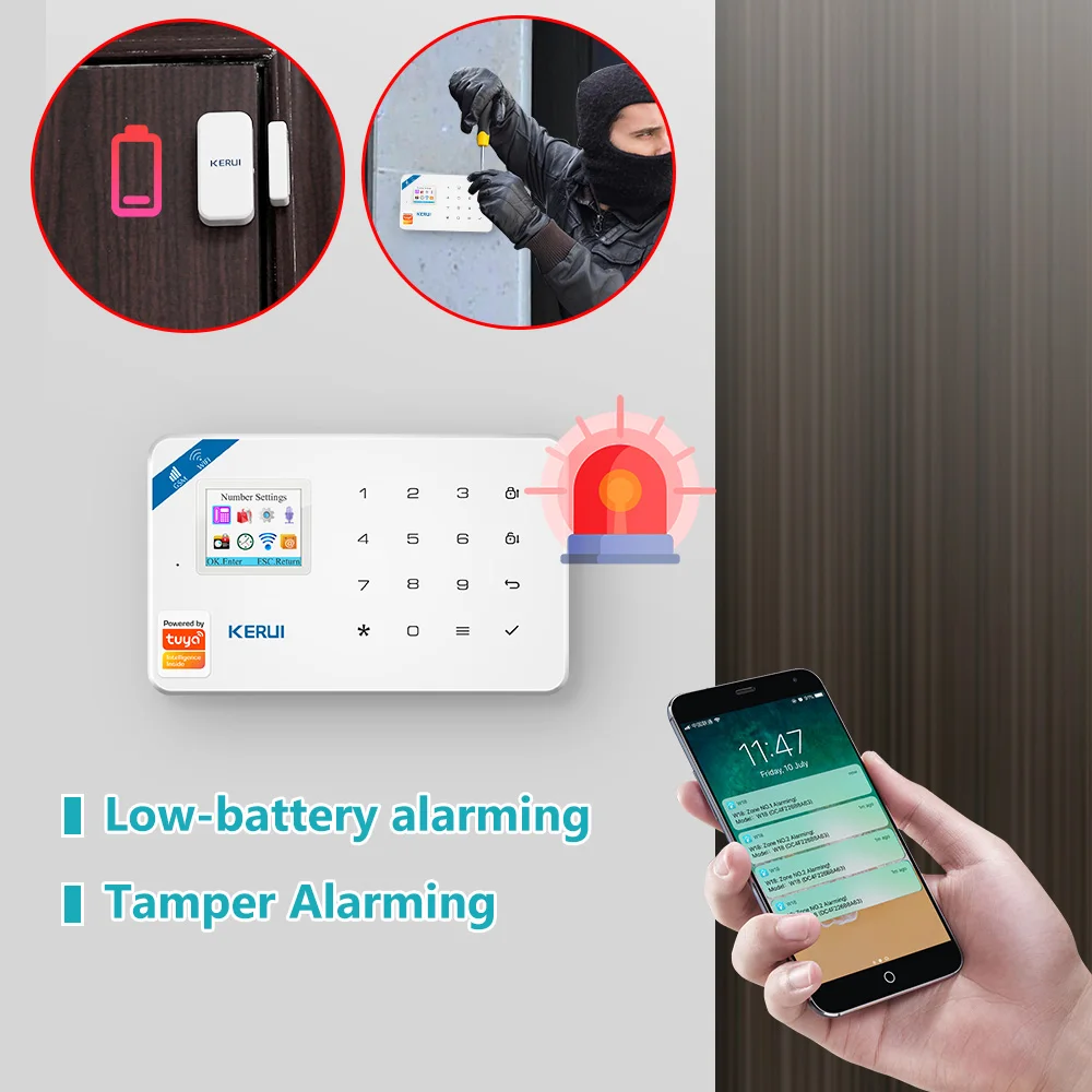 KERUI W181 Alarm System Securi - огляд і ціна Home Security Google Camera