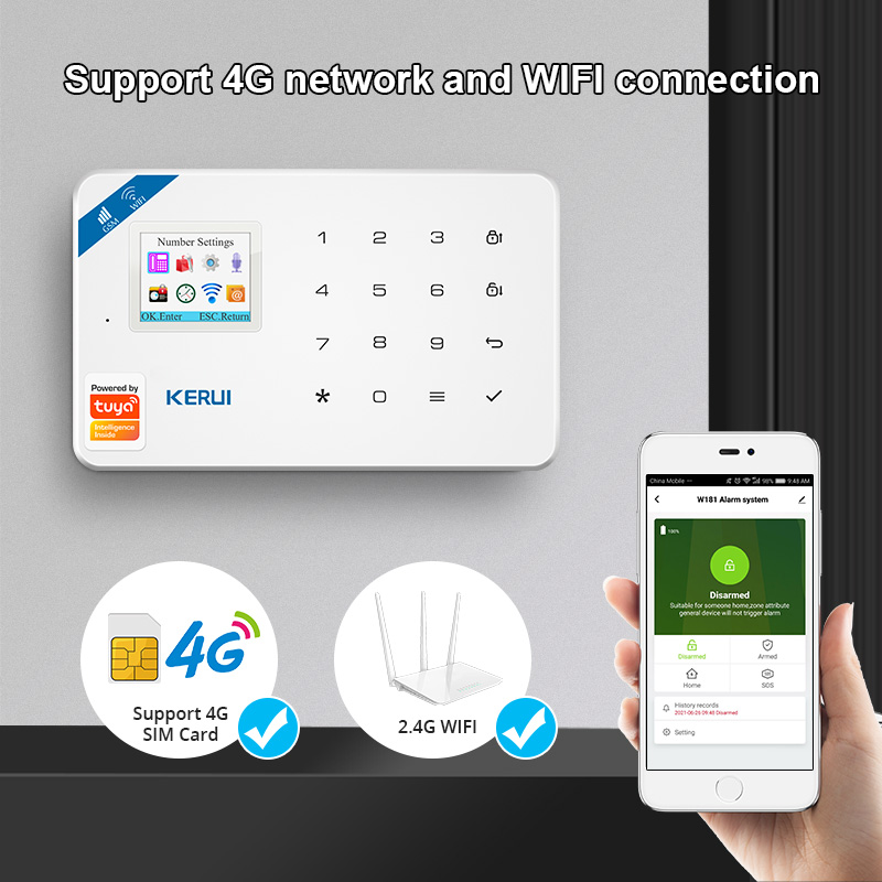 KERUI Security Alarm System Ki - огляд і ціна Sim Gsm Alarm