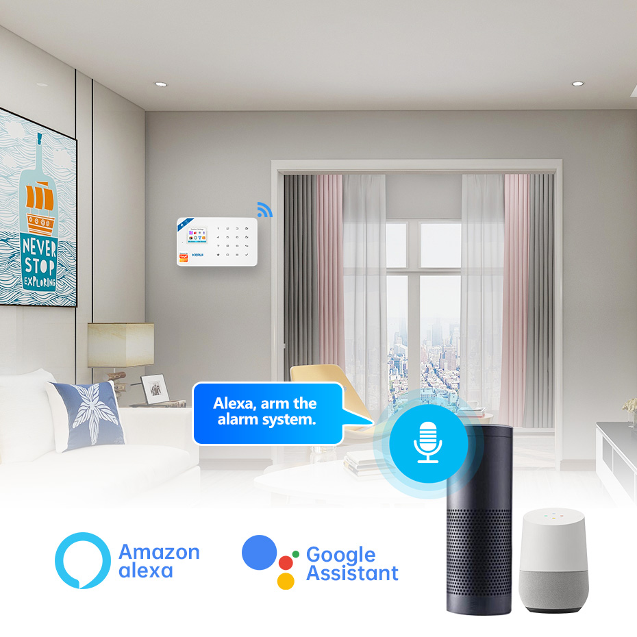 KERUI Security Alarm System Ki - огляд і ціна Sim Gsm Alarm