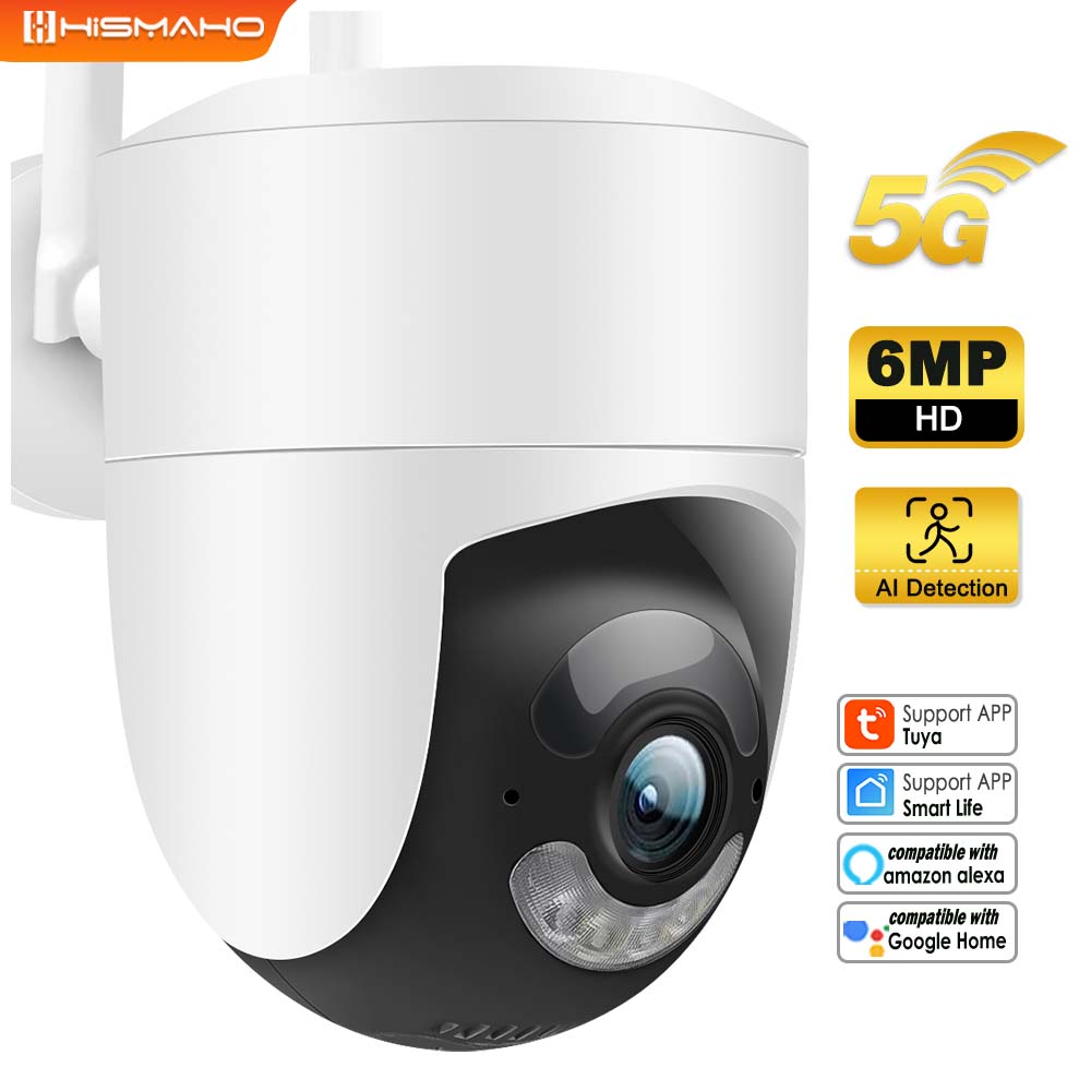 Tuya IP Camera 5G WIFI 6MP Ale - огляд і ціна Home Security Google Camera