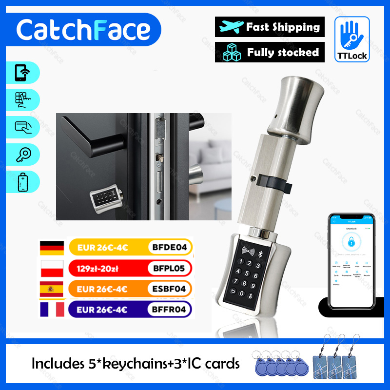 TTlock Bluetooth Smart Cylinde - огляд і ціна Home Security Keypad