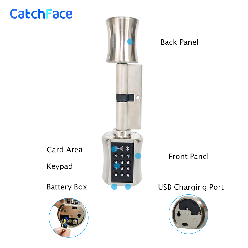 TTlock Bluetooth Smart Cylinde - огляд і ціна Home Security Keypad