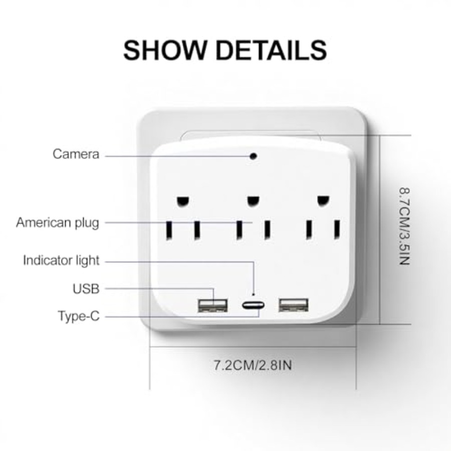 4K Outlet Camera WiFi6 for Hom - огляд і ціна Home Security Tech