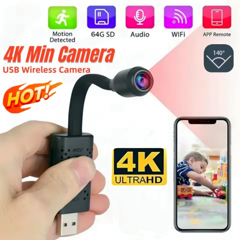 4K Mini USB WiFi Camera Portab - огляд і ціна Home Security Tech
