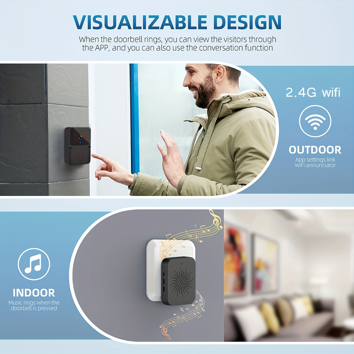 Tuya Wireless Smart Video Door - огляд і ціна Home Security Tech